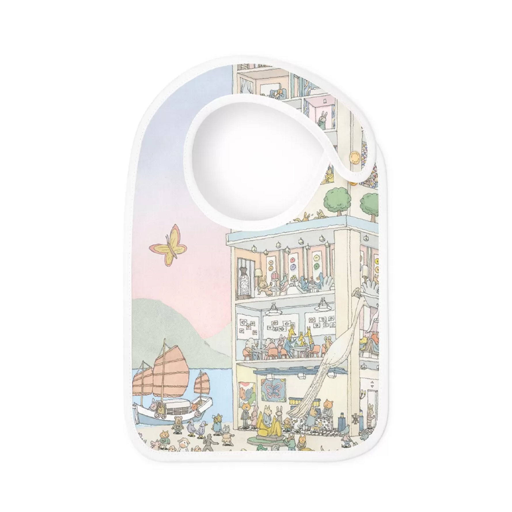 Atelier Choux - Organic Satin Cotton Bib