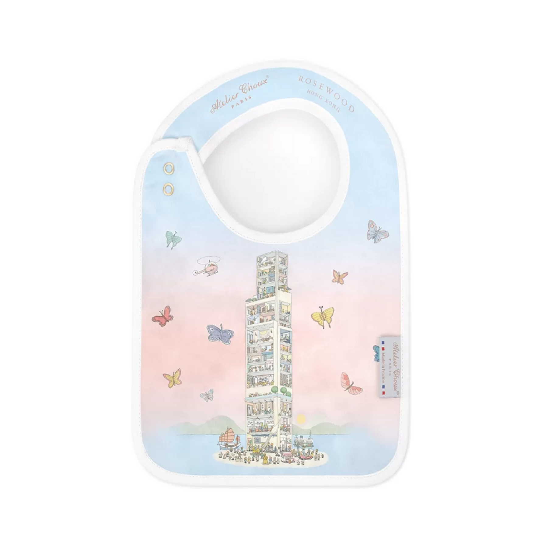 Atelier Choux - 有機緞面棉圍兜