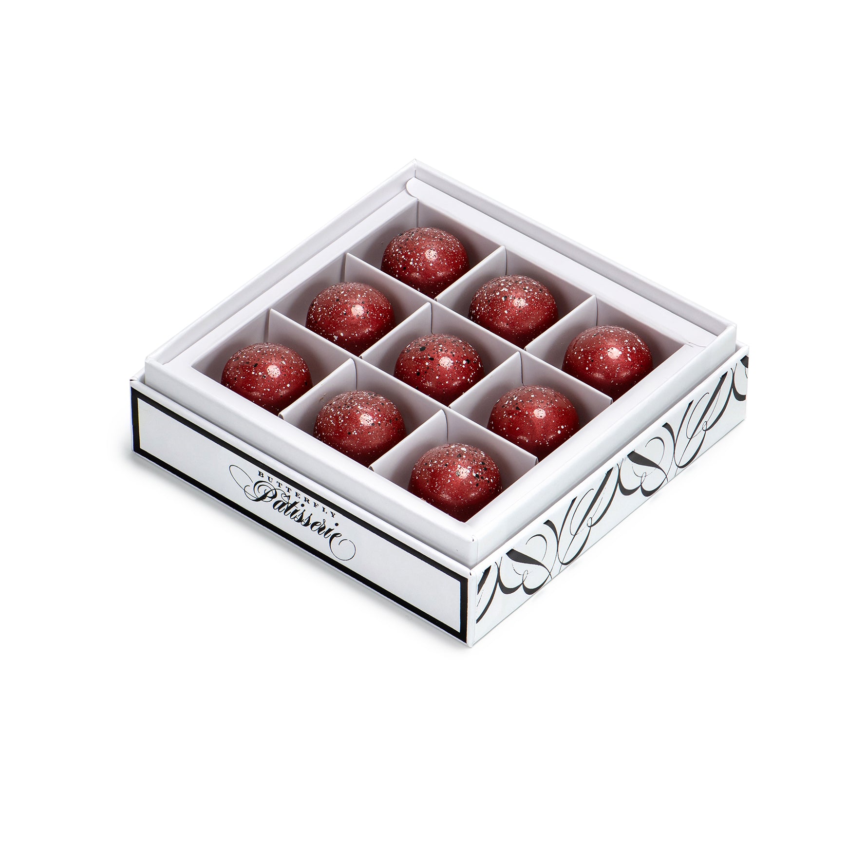 覆盆子巧克力果仁糖  (4, 9, 12颗)