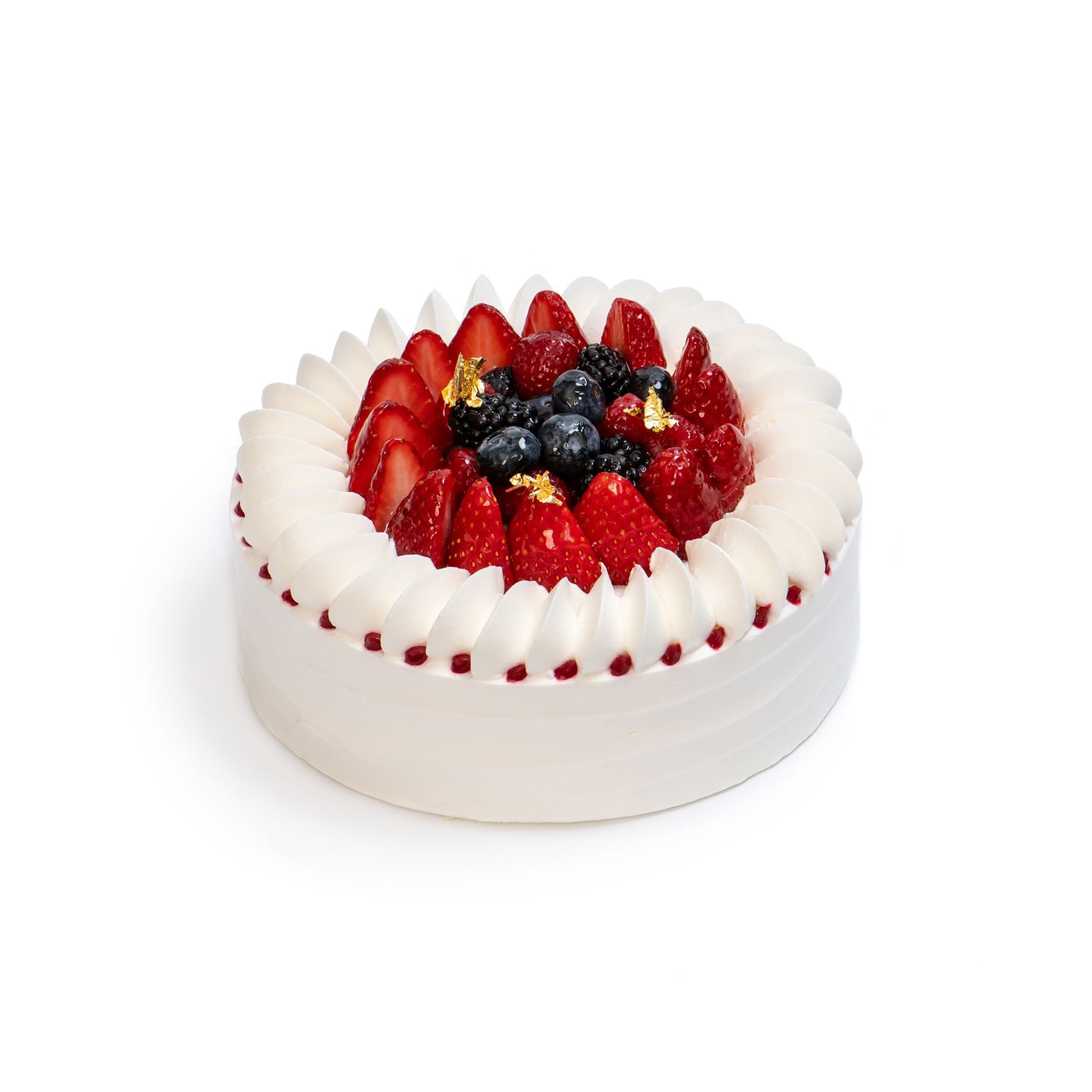 Red Berries Chiffon Cake