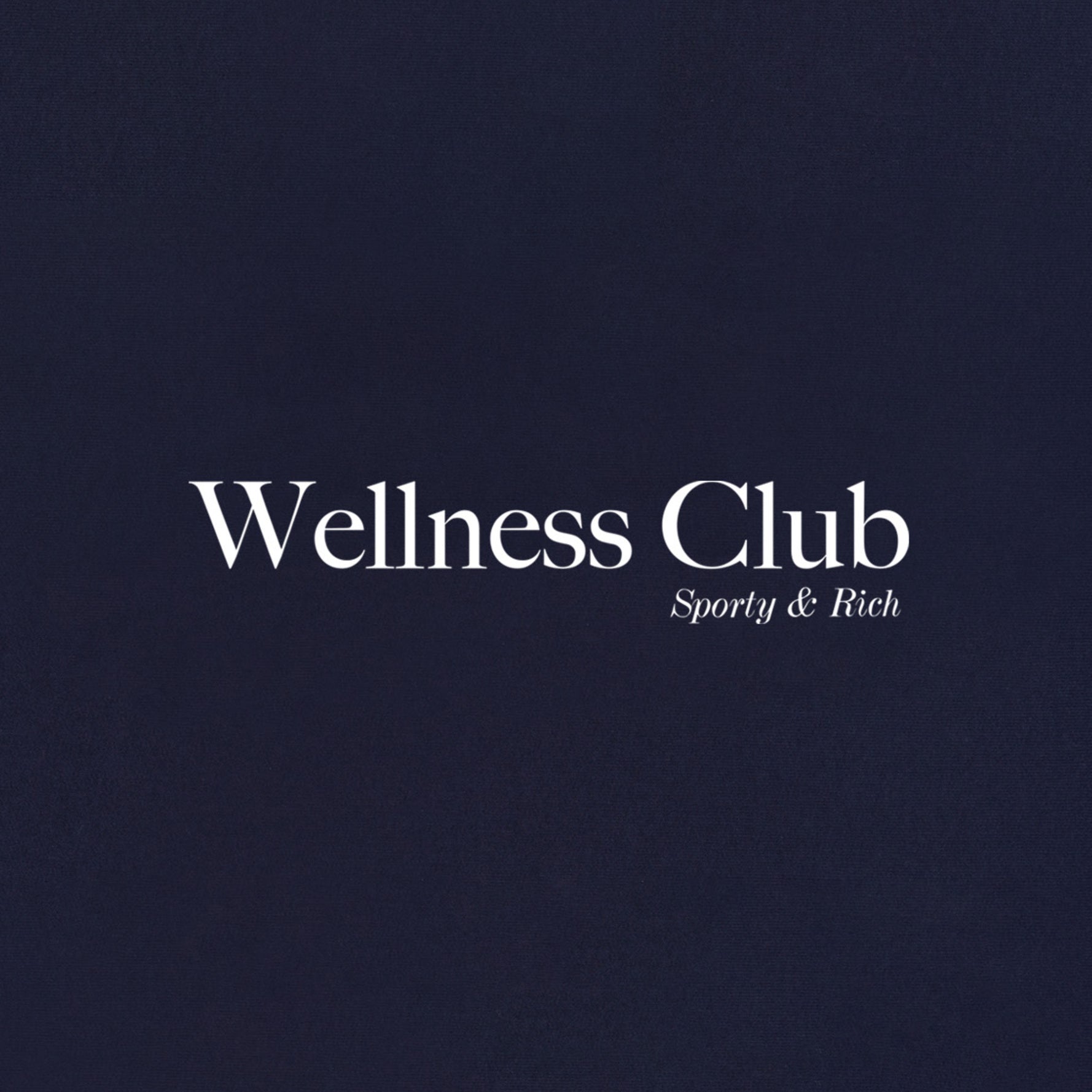 Sporty & Rich - Classic Wellness Club Disco Short (Dark Navy)