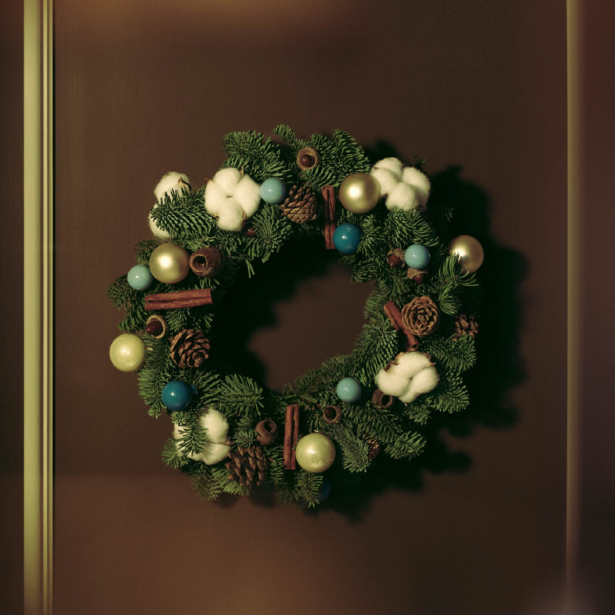 Fresh Christmas Door Wreath