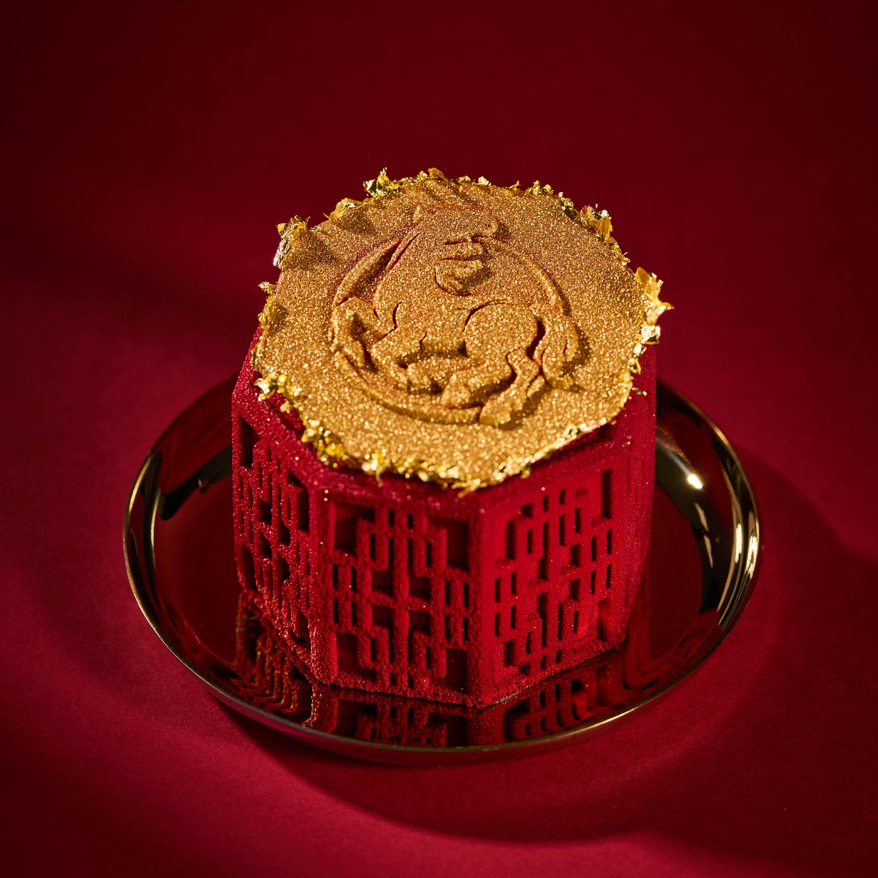 Chinese New Year Edition - Oolong Tea Charlotte Cake (Small)