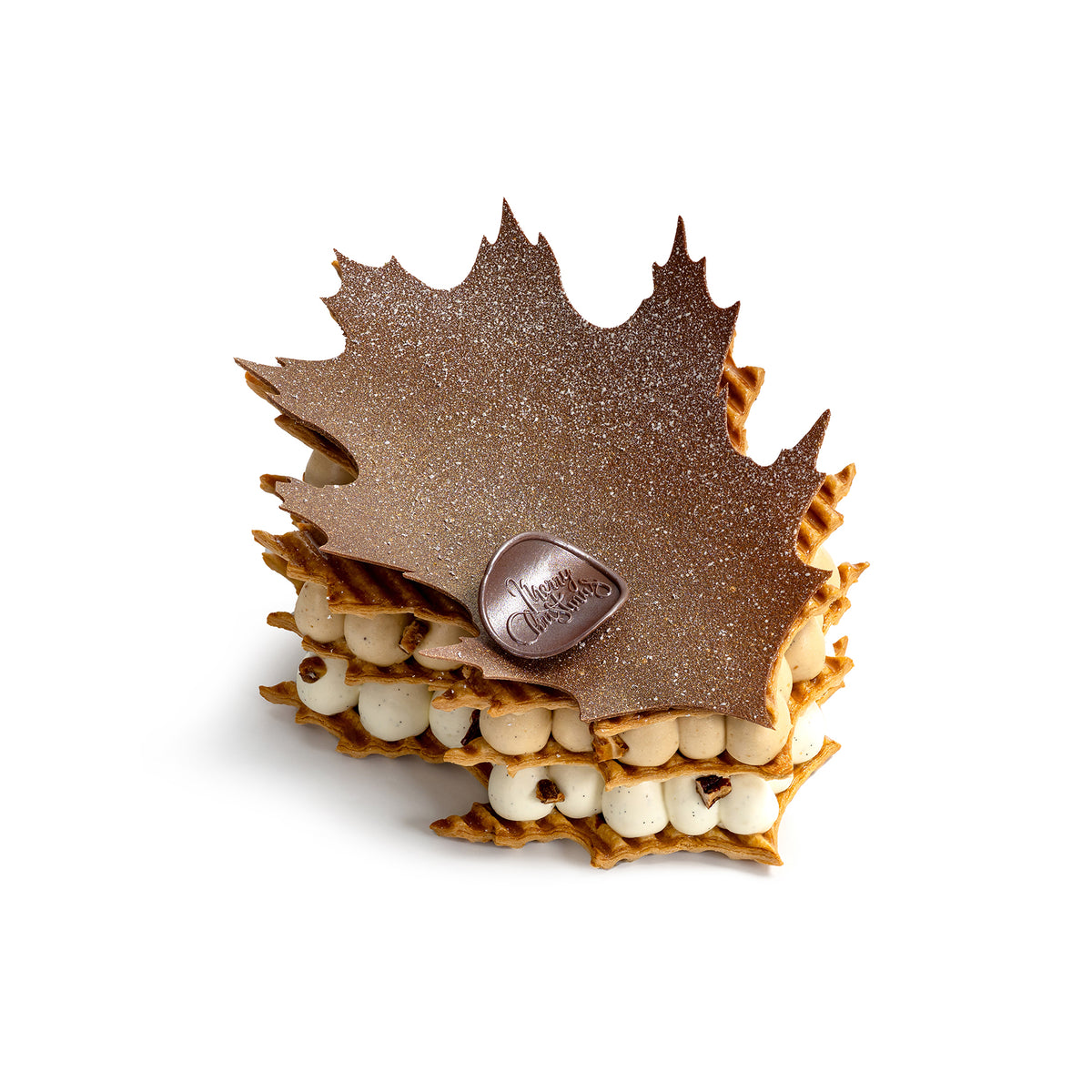 Feuille d’Hiver Pecan & Walnut Millefeuille
