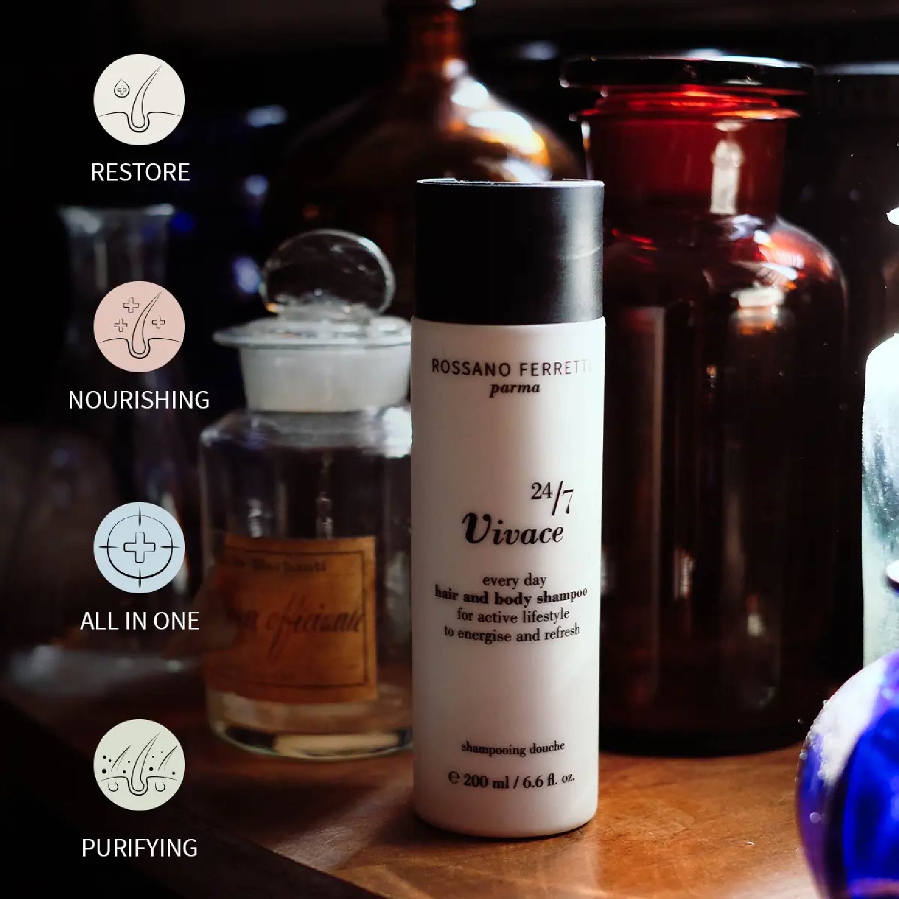 Rossano Ferretti - Vivace全效二合一洗髮沐浴露