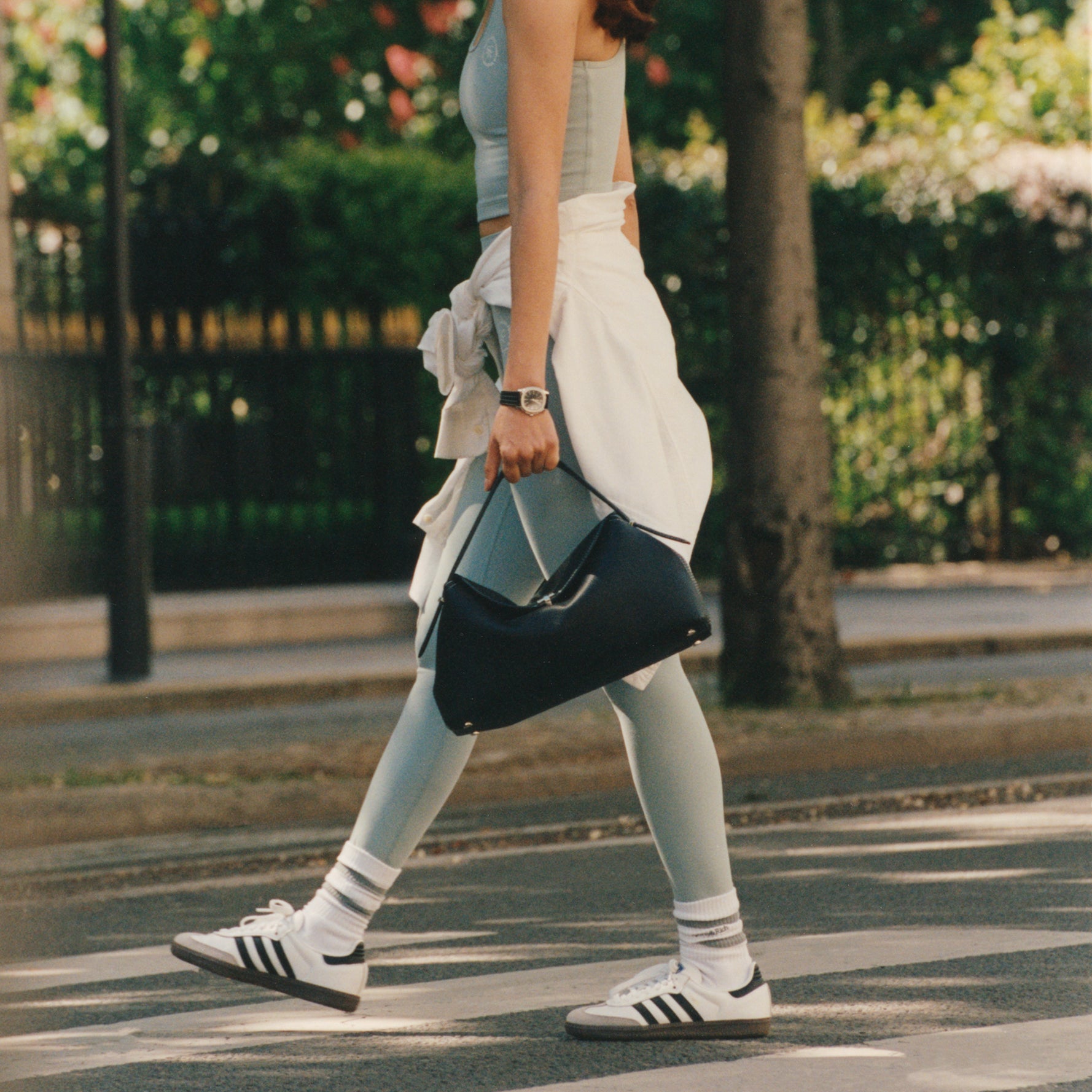 Sporty & Rich - 瑜珈裤 (Asaya粉蓝色)