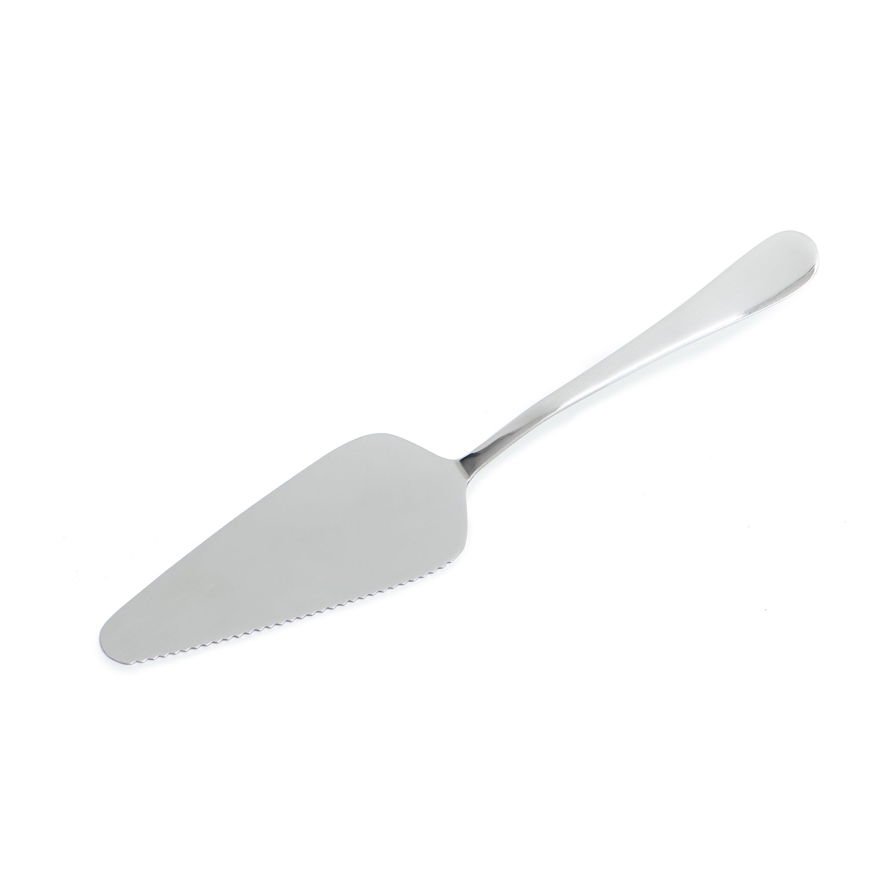 Stainless Steel Cake Knife w/ Serrated Edge