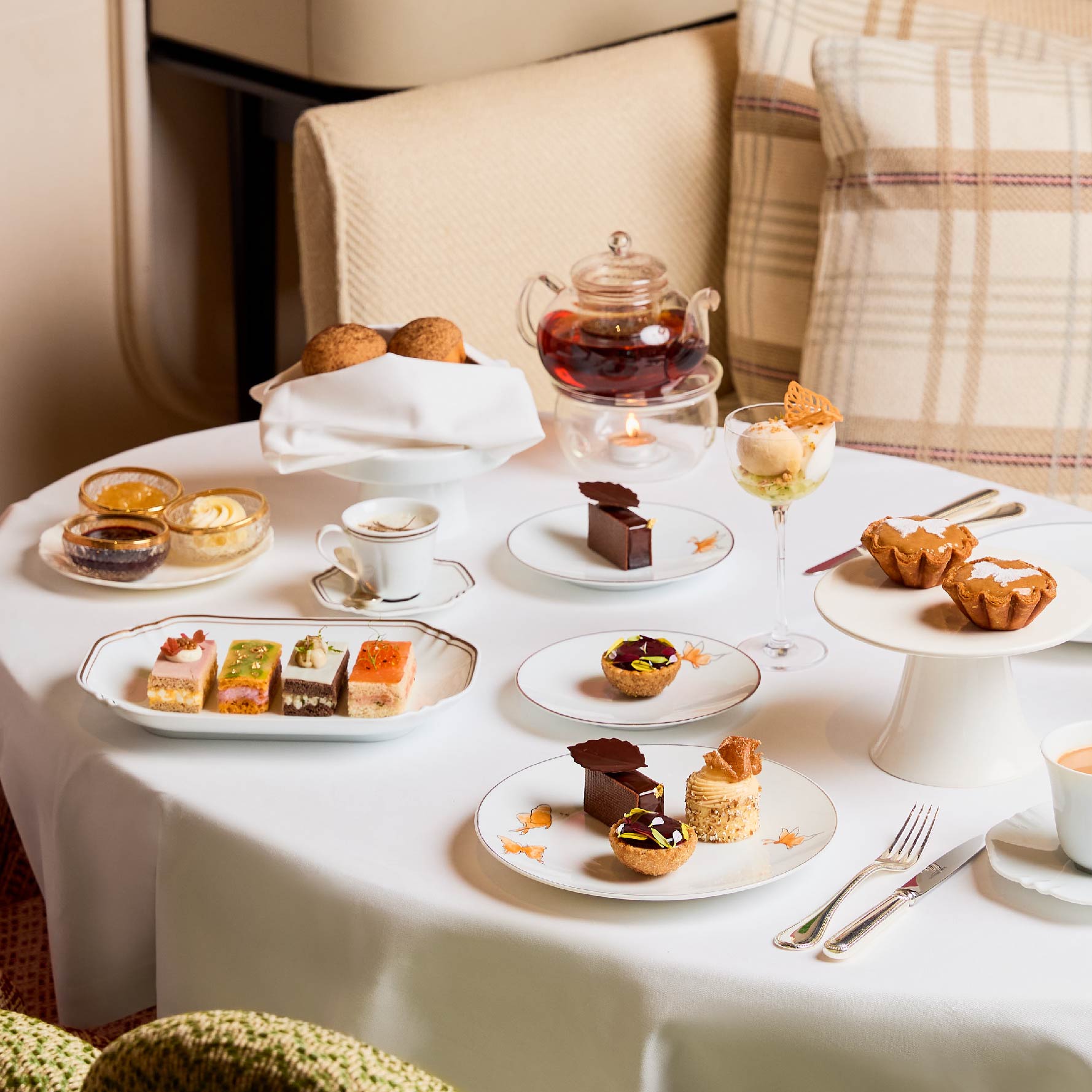 Gift Card for Afternoon Tea for Two with 2 Glasses of Billecart Champagne at The Butterfly Room