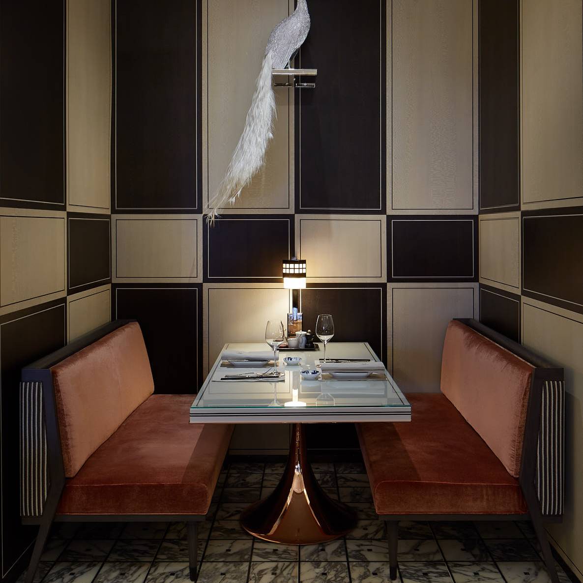 瑰丽礼品卡 - 瑰丽冰室 (Holt's Café) 晚餐四道菜配两杯氣泡酒套餐 (适合二人)