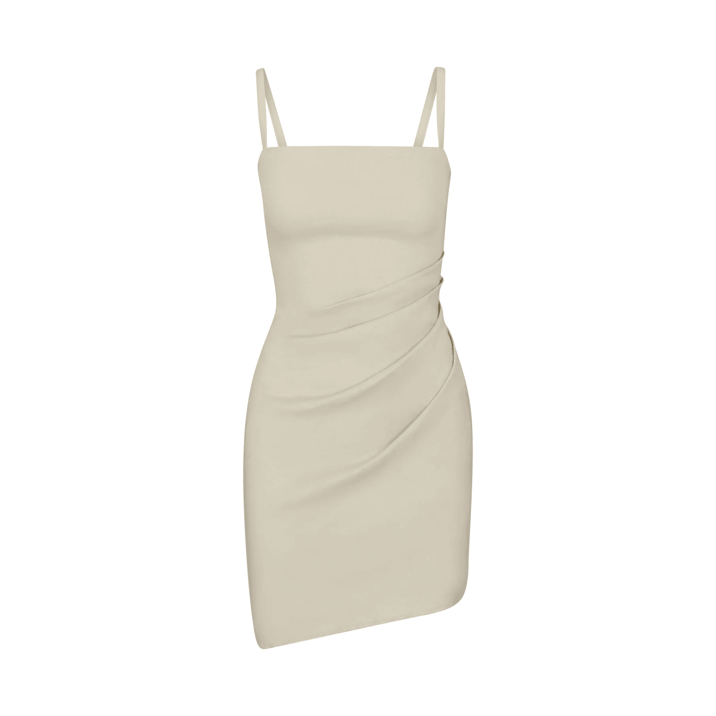 The Nadege Asymmetric Draped Mini Dress - Rosewood Hong Kong Online Shop