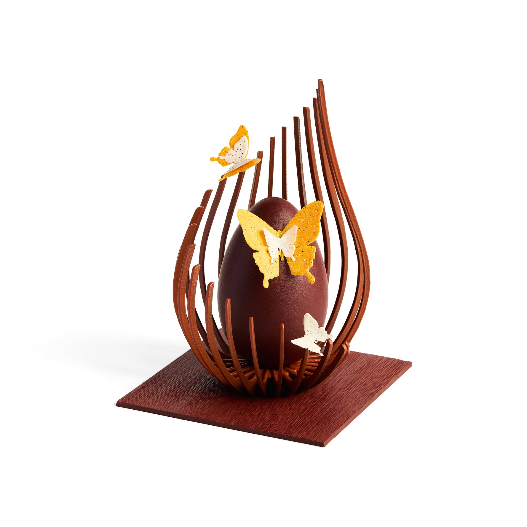Butterfly Chocolate Easter Egg with Mixed Nuts