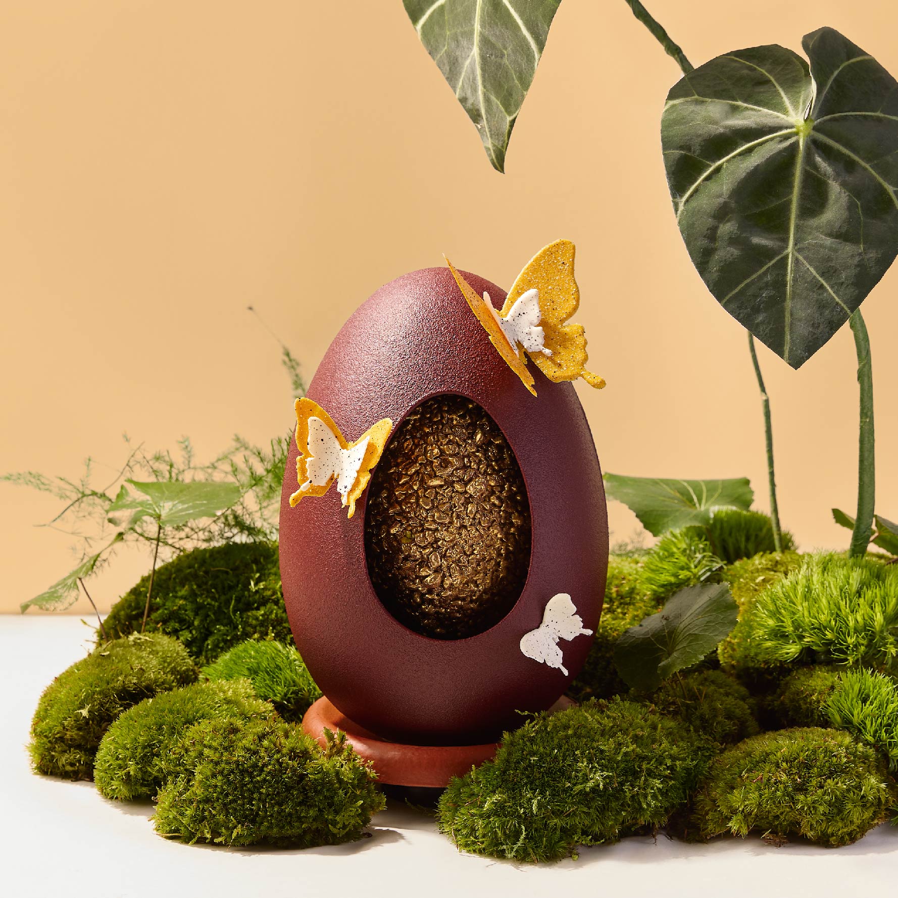 Pistachio Dark Chocolate Easter Egg