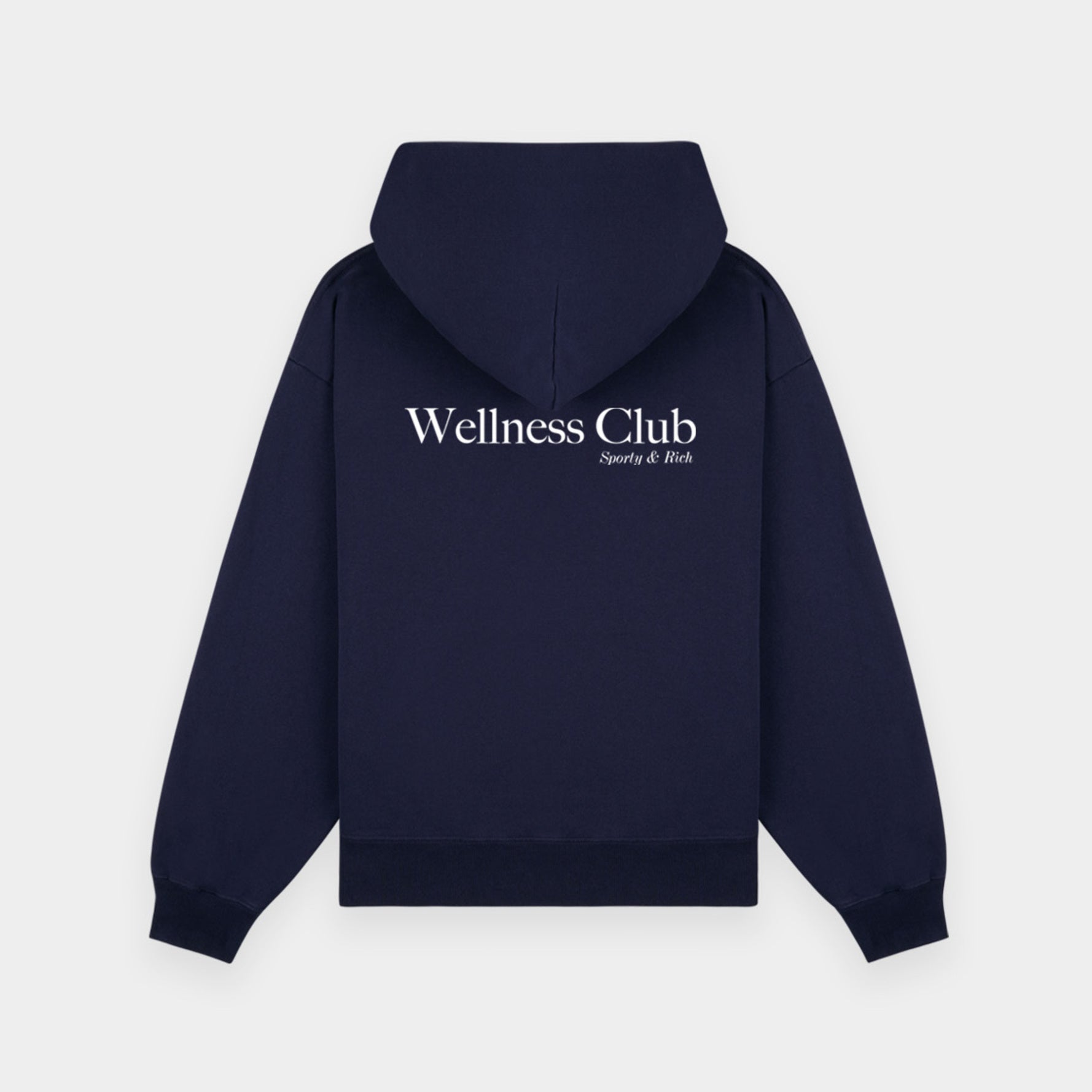 Sporty & Rich - 經典Wellness Club連帽衛衣(深藍色) - 香港瑰麗酒店網