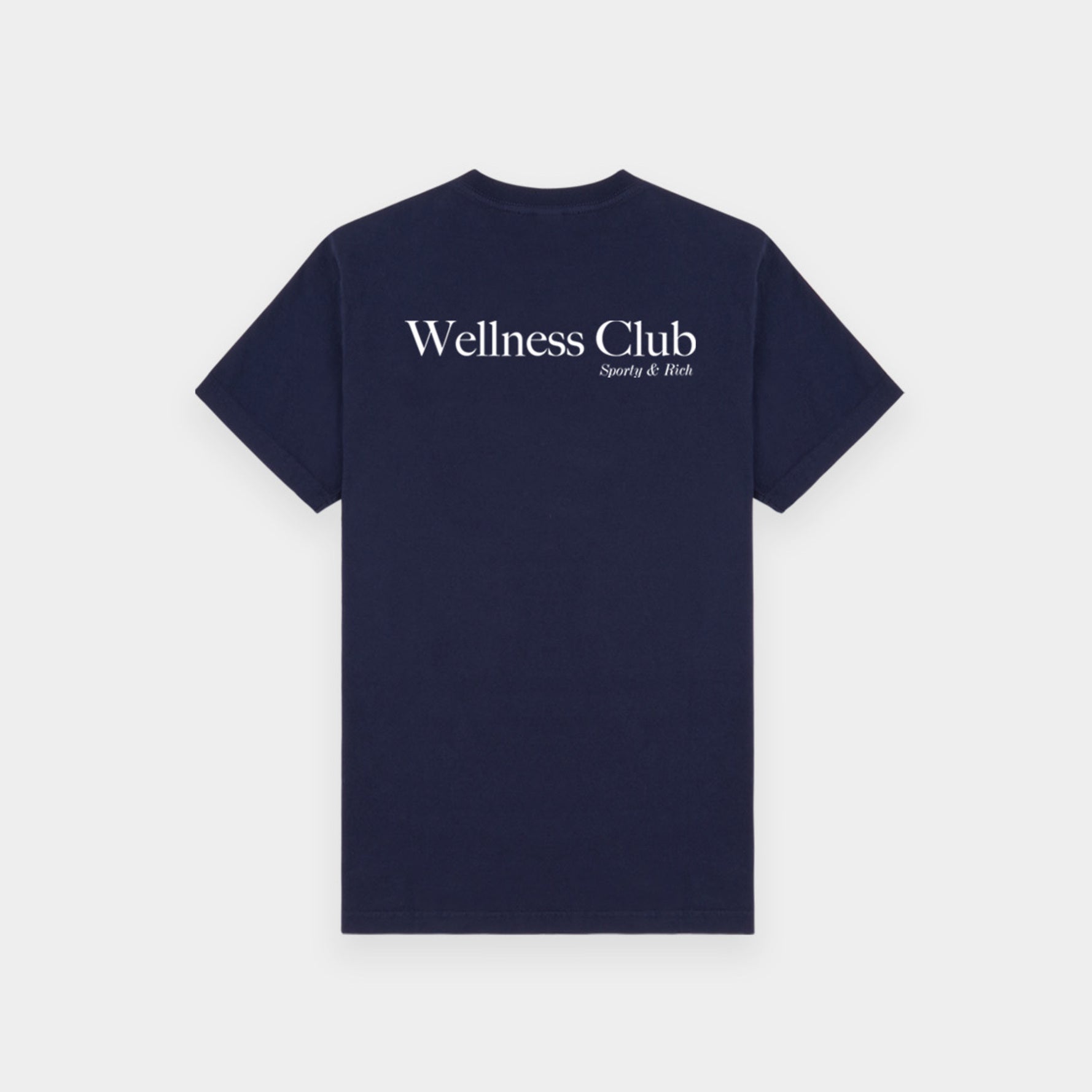 Sporty & Rich - 經典Wellness Club T裇 (深藍色)