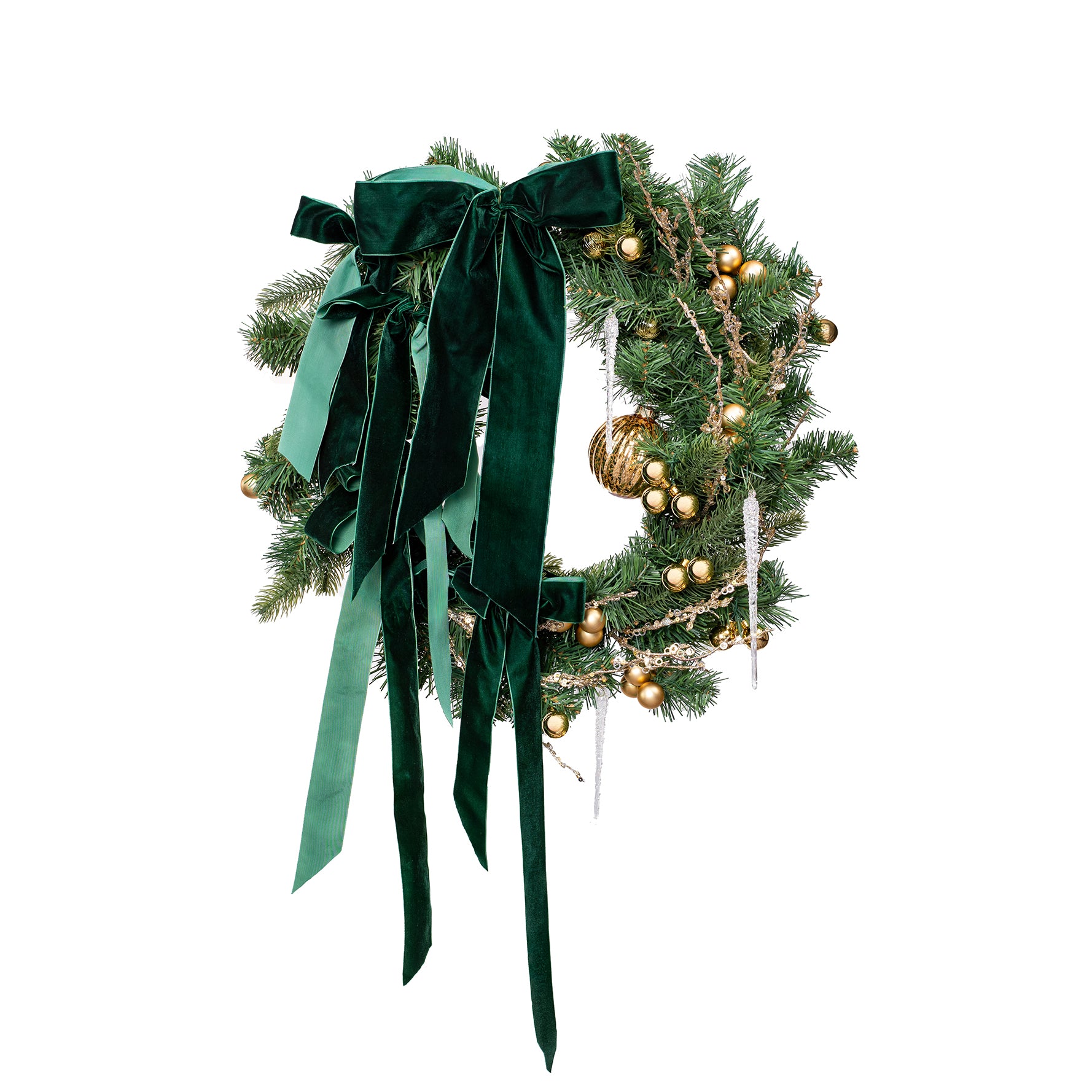 Fresh Christmas Door Wreath