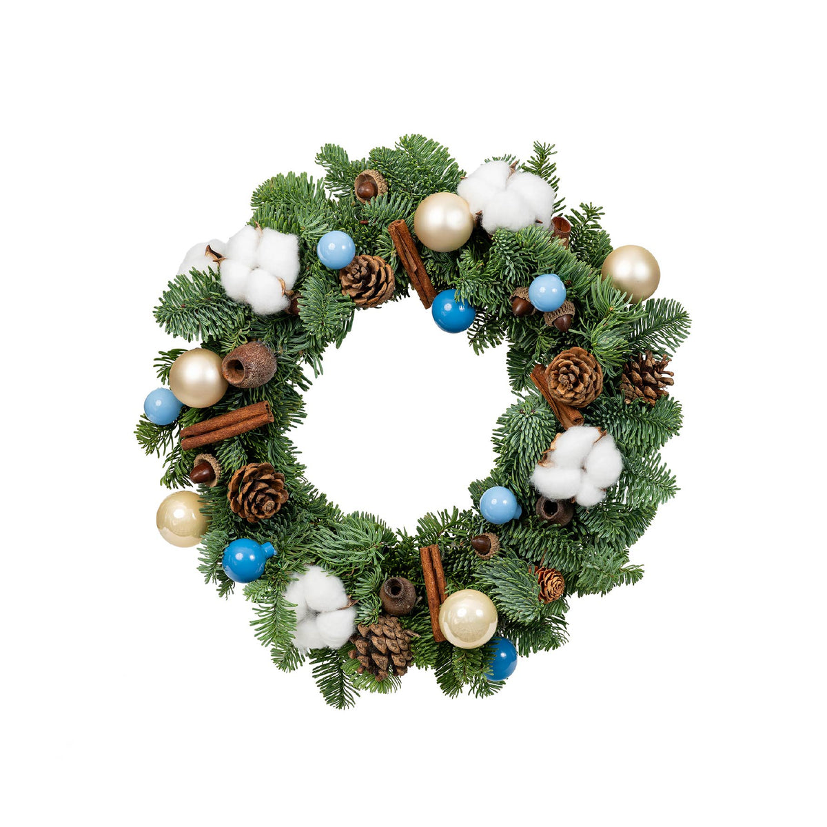 Fresh Christmas Door Wreath