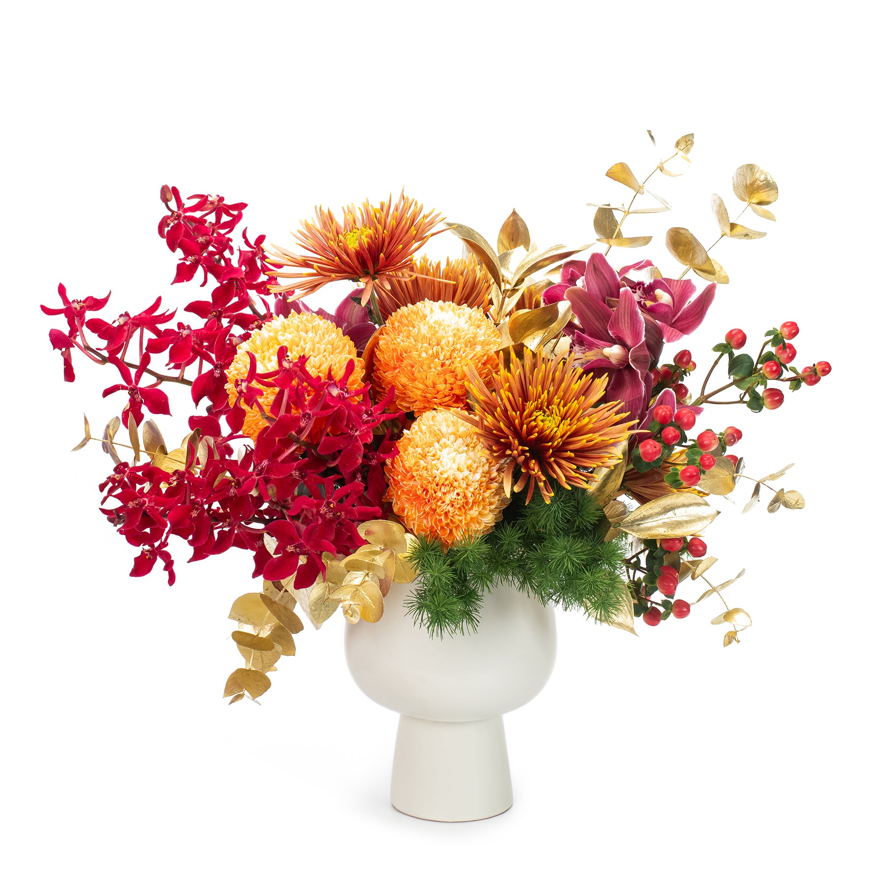 Moonlit Radiance Flower Vase