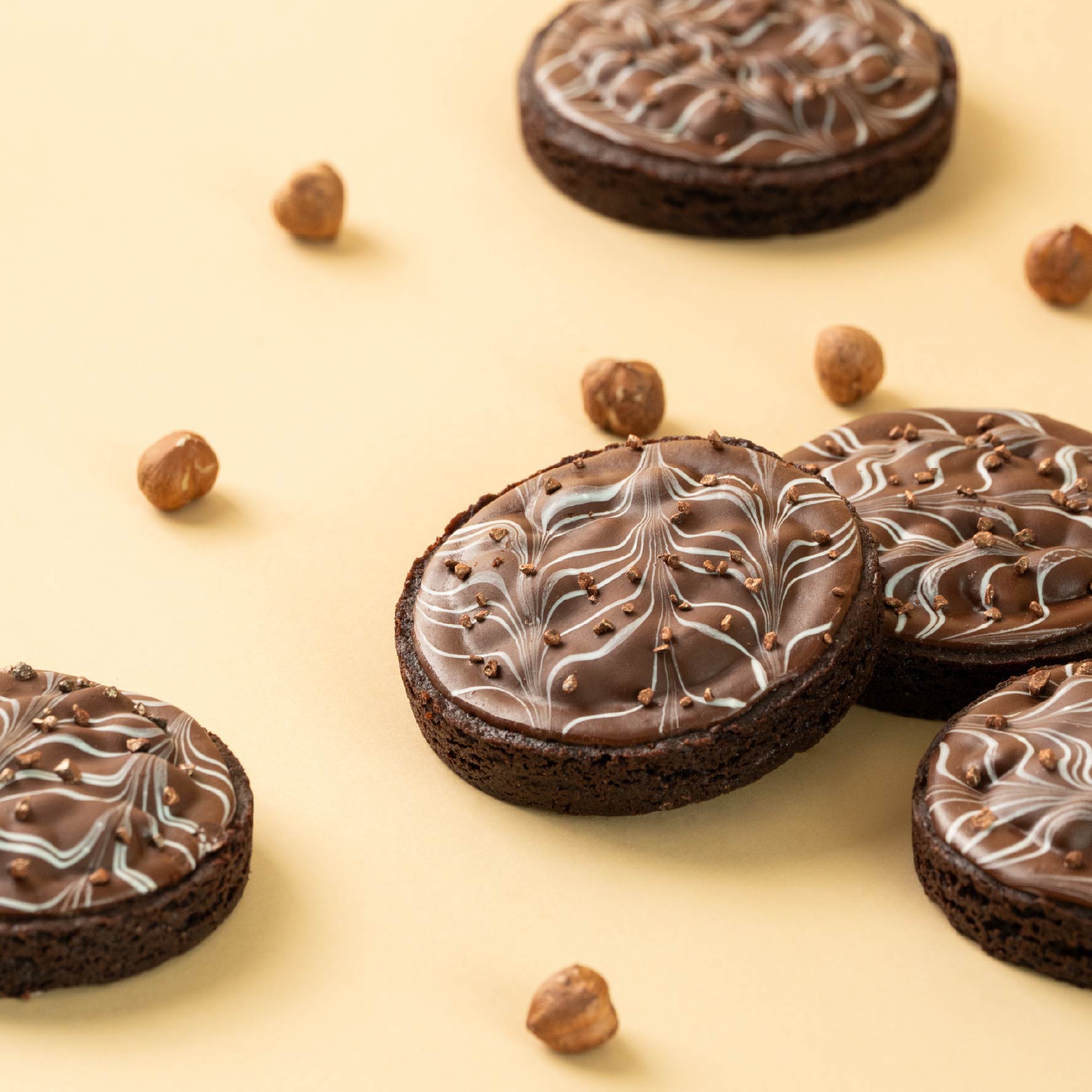 Easter Hazelnut Chocolate Cookies