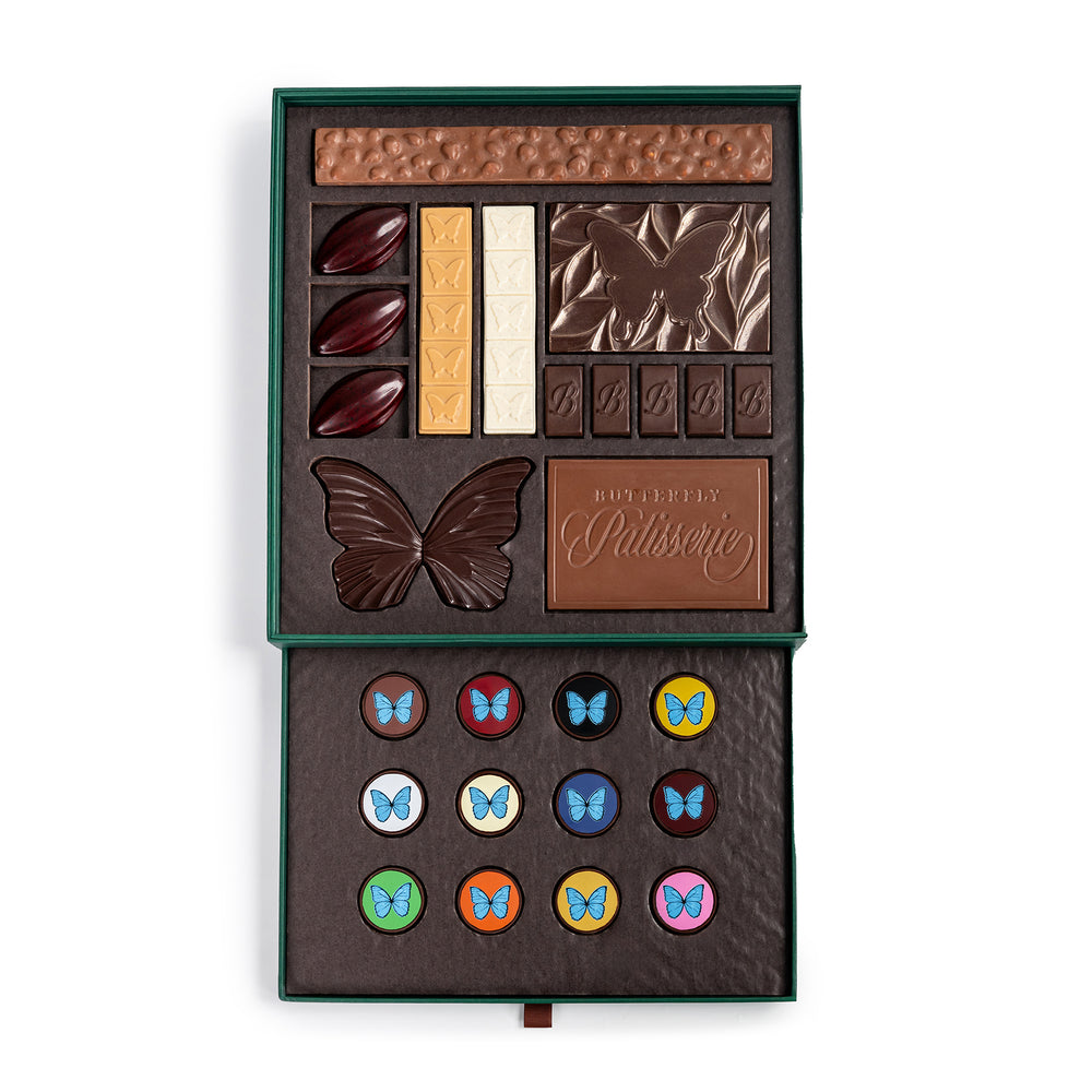 Luxury Butterfly Chocolate Gift Box - Butterfly Patisserie - Rosewood ...