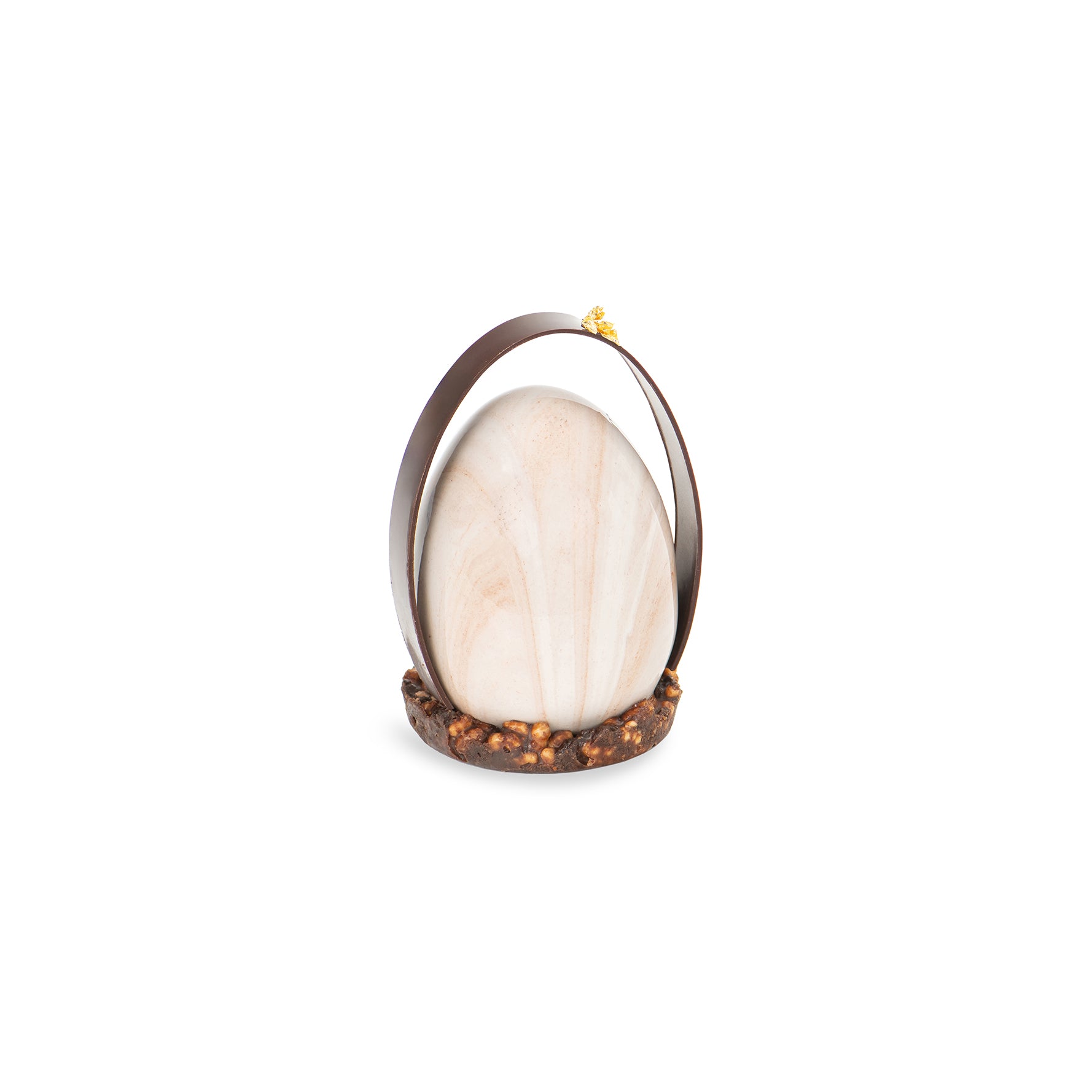 Marble Chocolate Tonka Easter Egg Cake