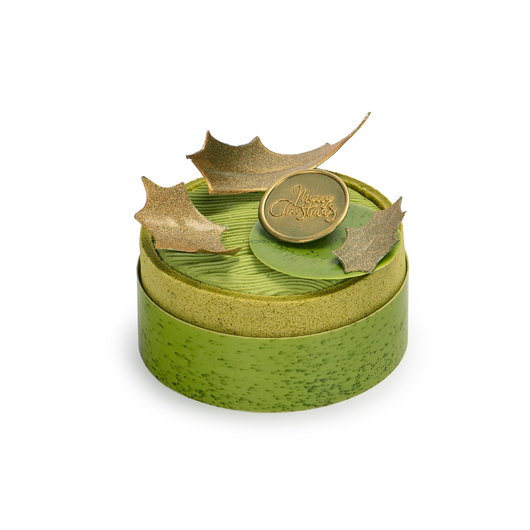 Matcha Red Bean Christmas Chiffon Cake