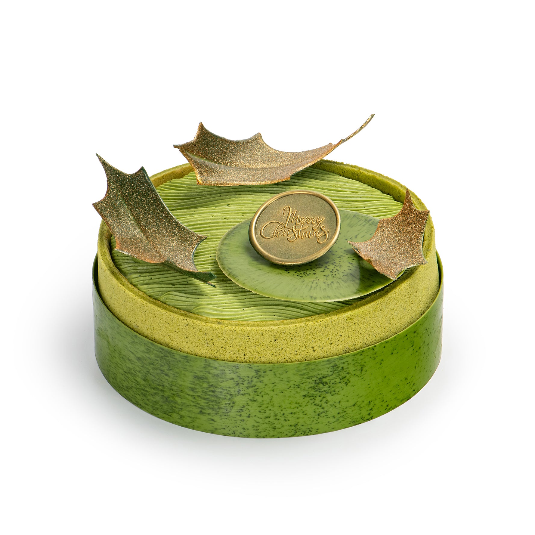 Matcha Red Bean Christmas Chiffon Cake