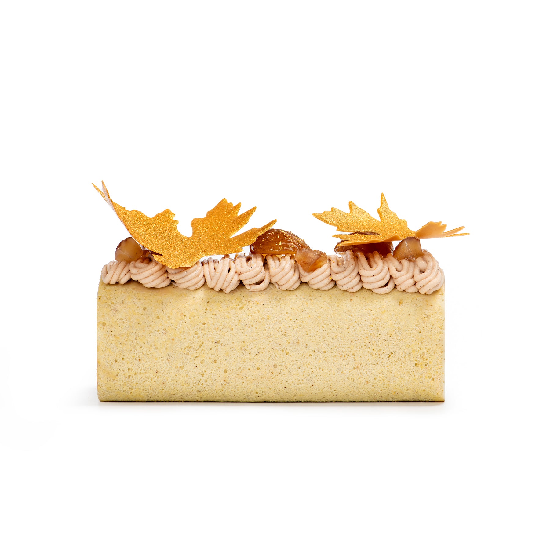 Pear Chestnut Christmas Roll Cake