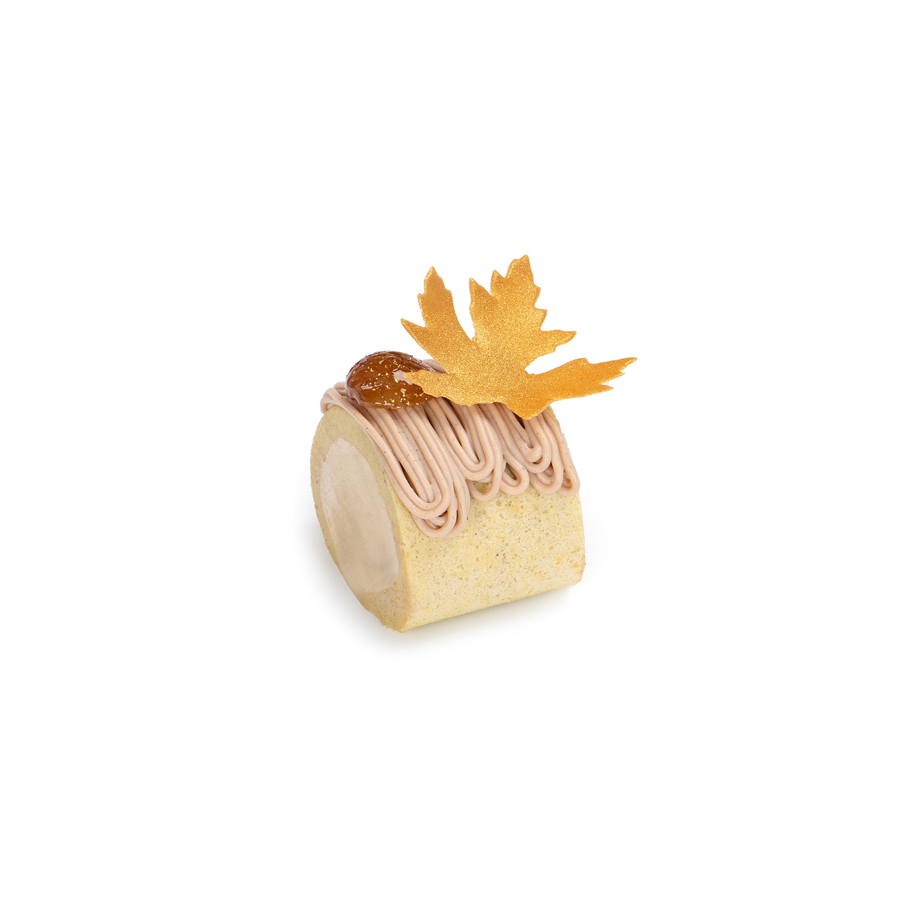 Pear Chestnut Christmas Roll Cake (Small)