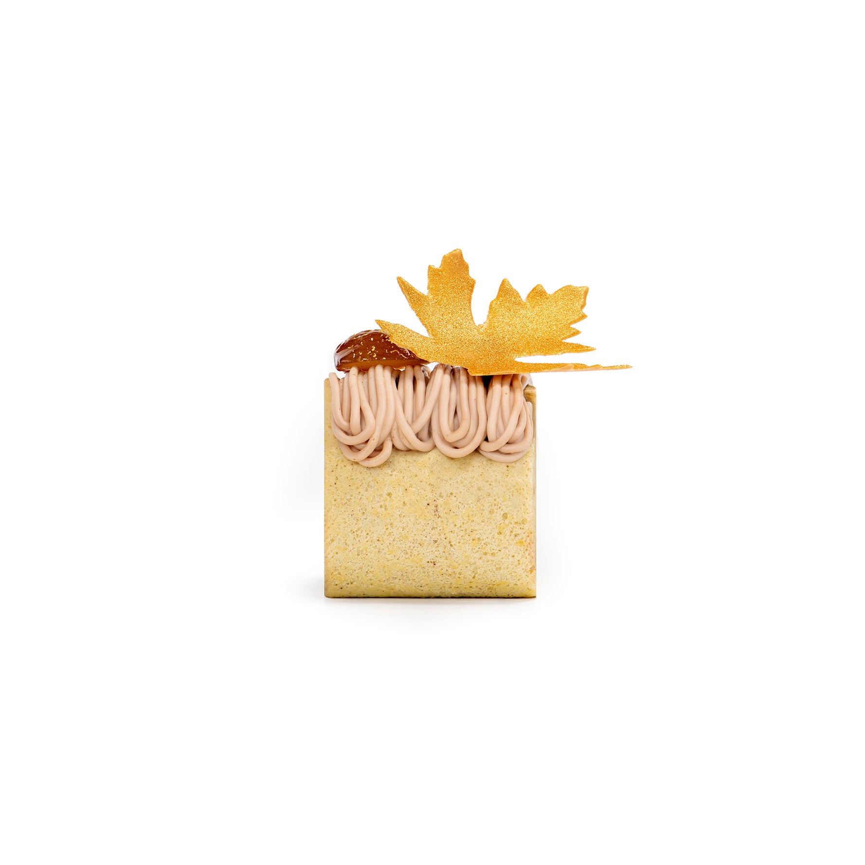 Pear Chestnut Christmas Roll Cake (Small)
