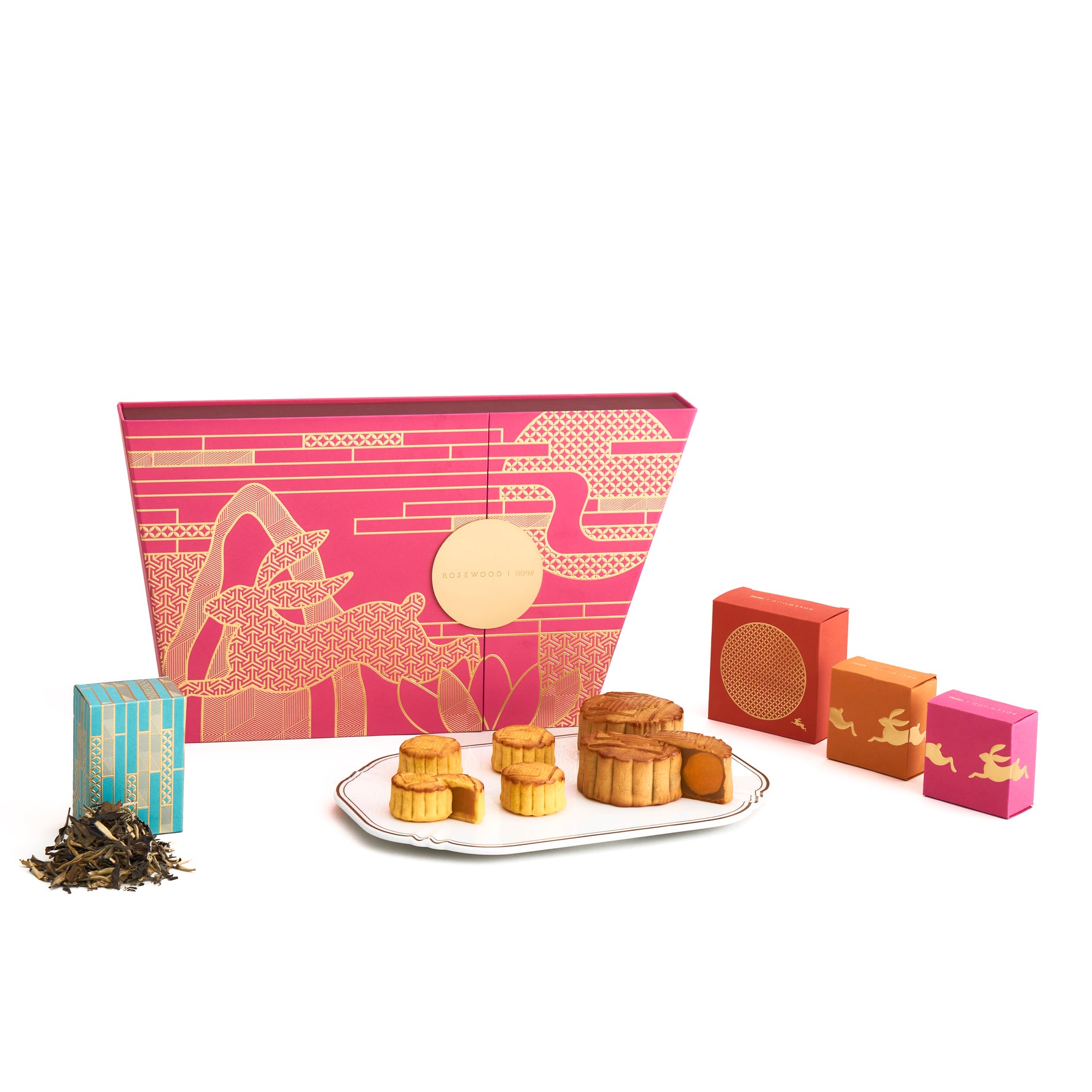 Rosewood Hong Kong x Hong Kong Palace Museum "Journey of the Jade Rabbit" Mooncake Gift Box