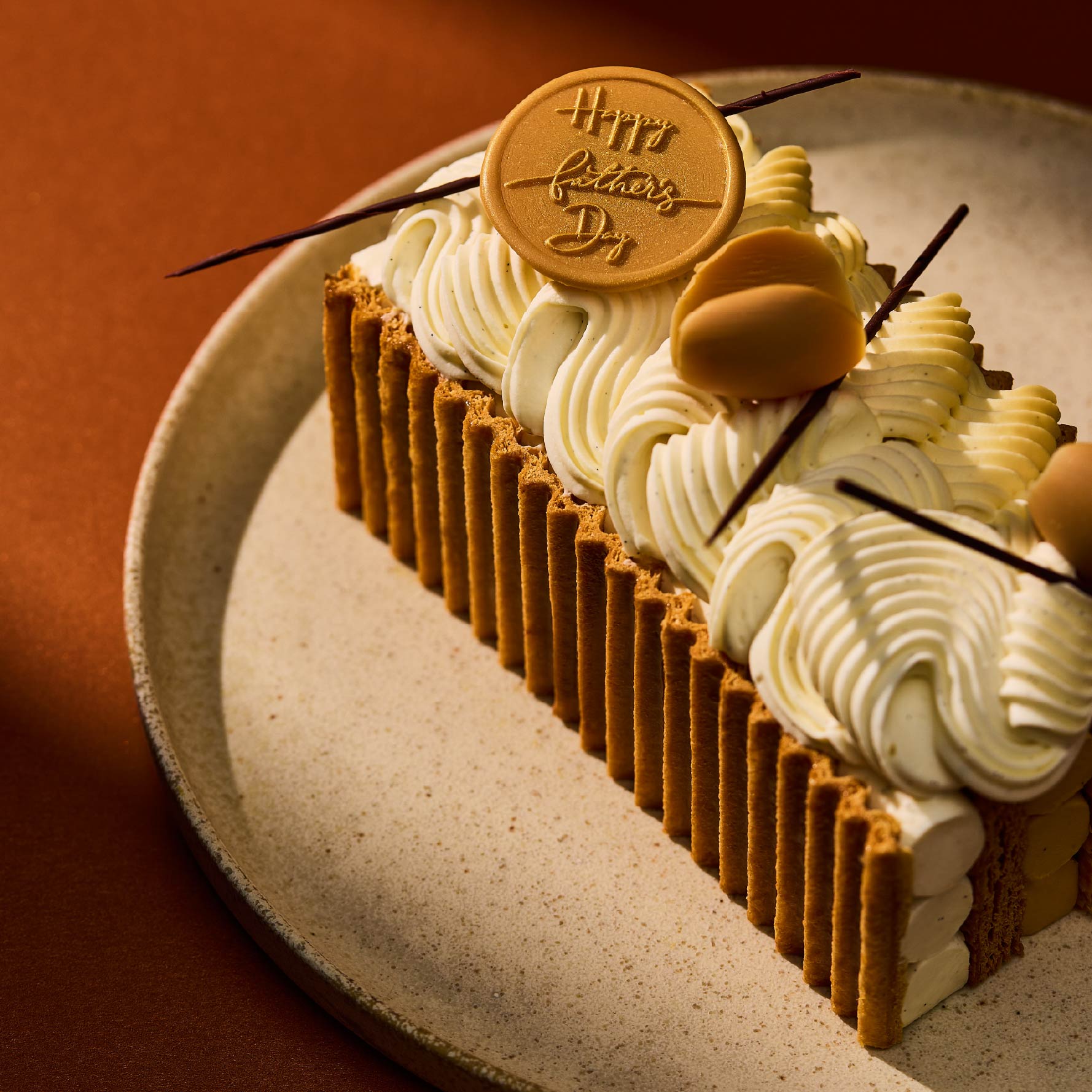 Salted Caramel & Vanilla Millefeuille