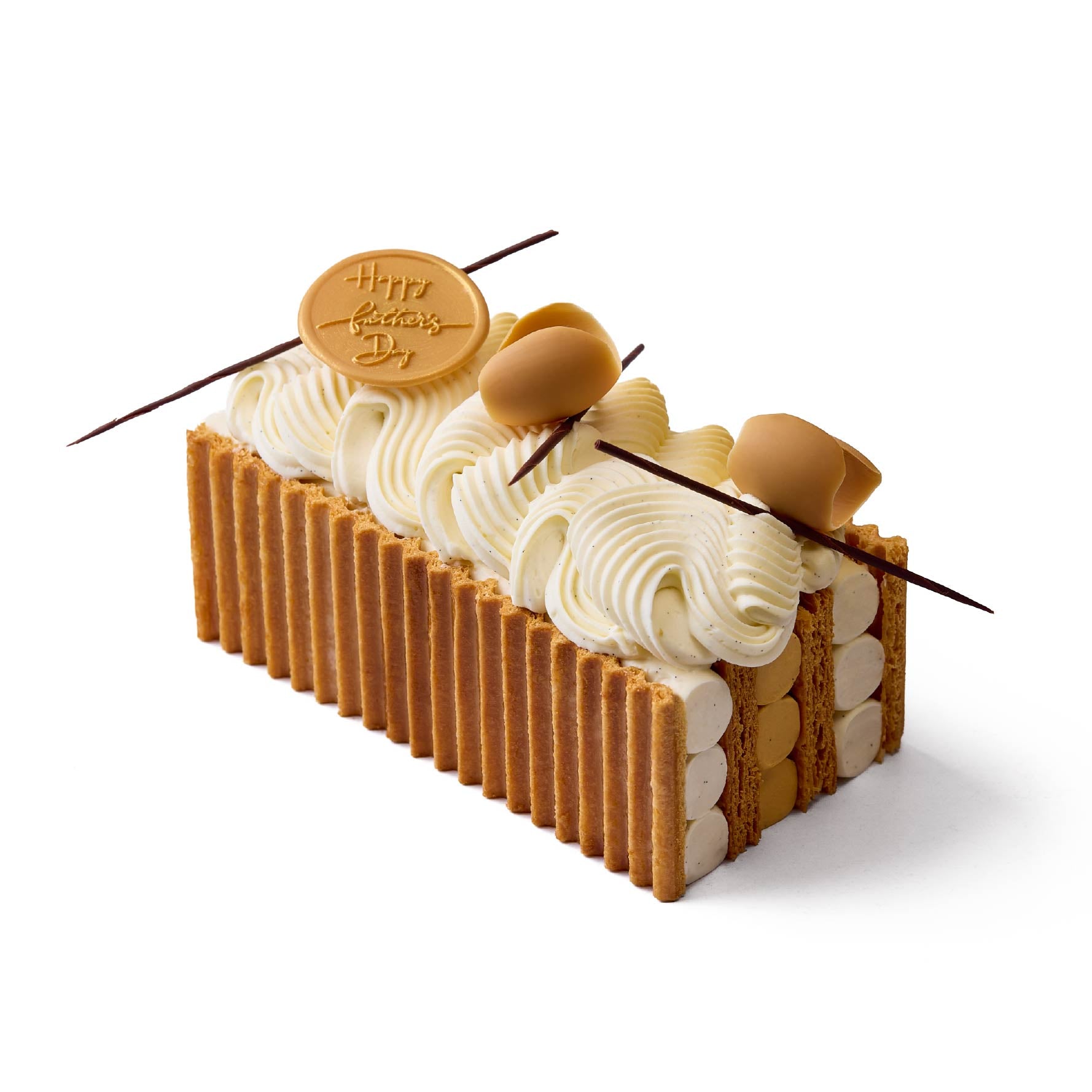 Salted Caramel & Vanilla Millefeuille