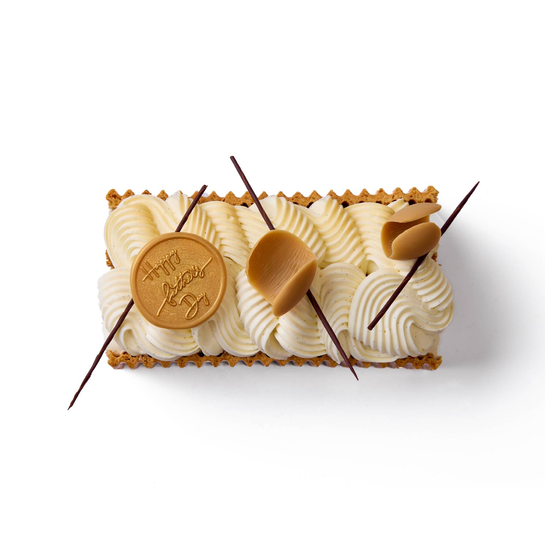 Salted Caramel & Vanilla Millefeuille