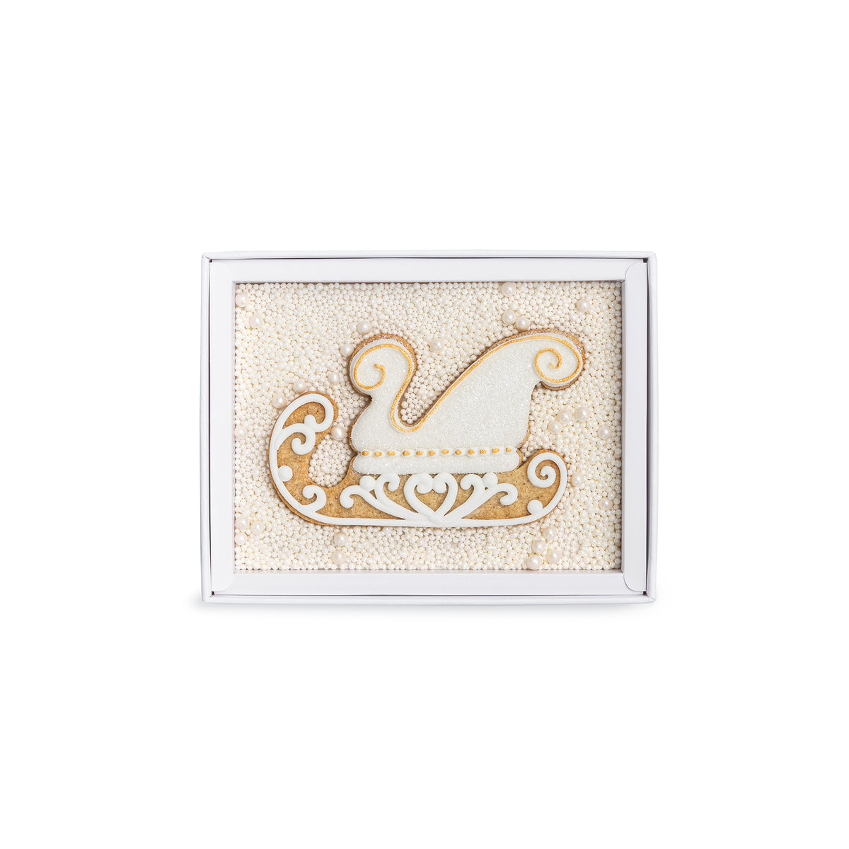 Santa's Sleigh Gingerbread Cookie