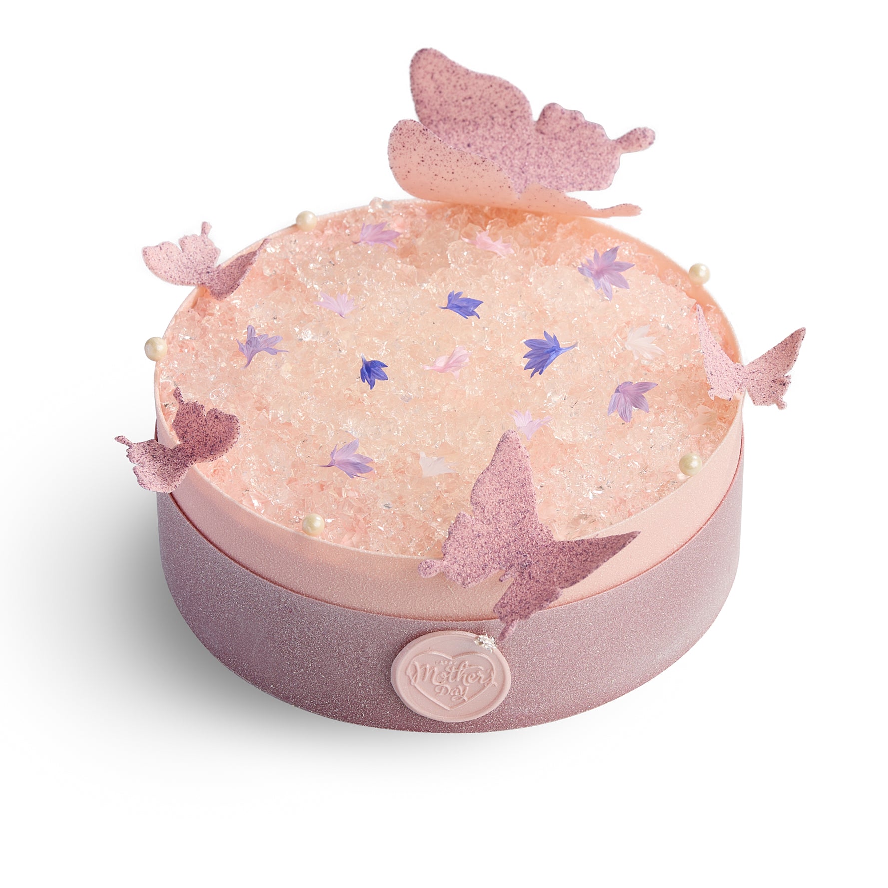 Strawberry, Coconut & Rose Tea Chiffon Cake (16cm)