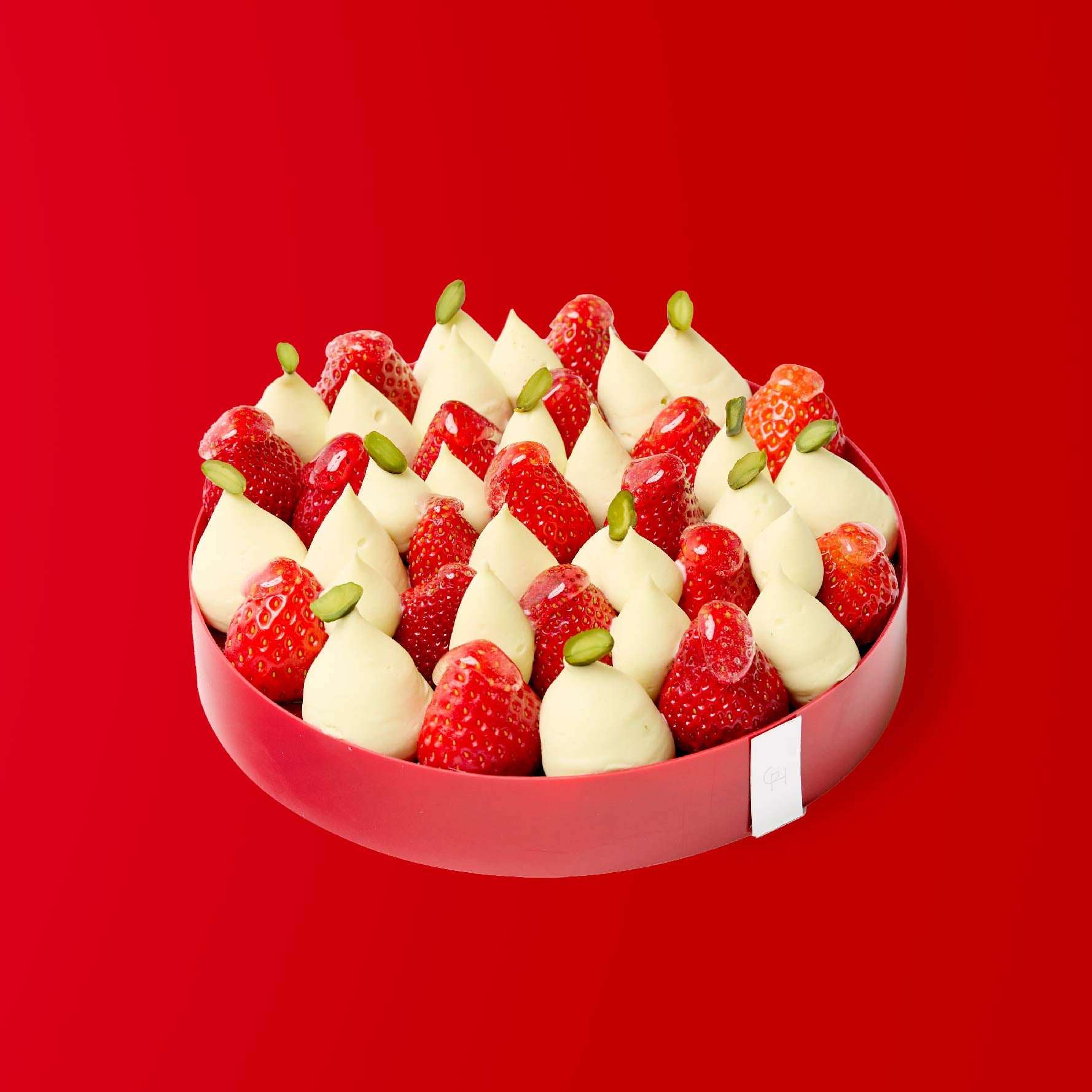 Strawberry Pistachio Tart