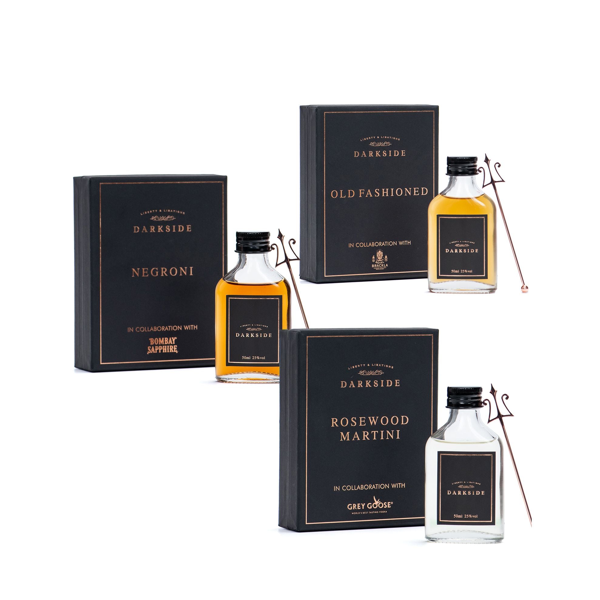 DarkSide Bar - Bocktail Trio Travel Kit